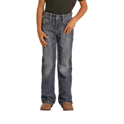 Rock And Roll Pleather BB Gun Bootcut Jeans