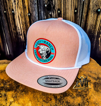 The Red & White Certified Lazy J Ranch Cap