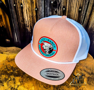 The Red & White Certified Lazy J Ranch Cap