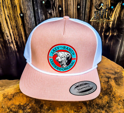 The Red & White Certified Lazy J Ranch Cap