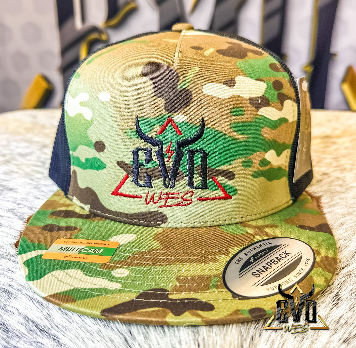 The Duck Hunt Light Camo Evo Wes Hat