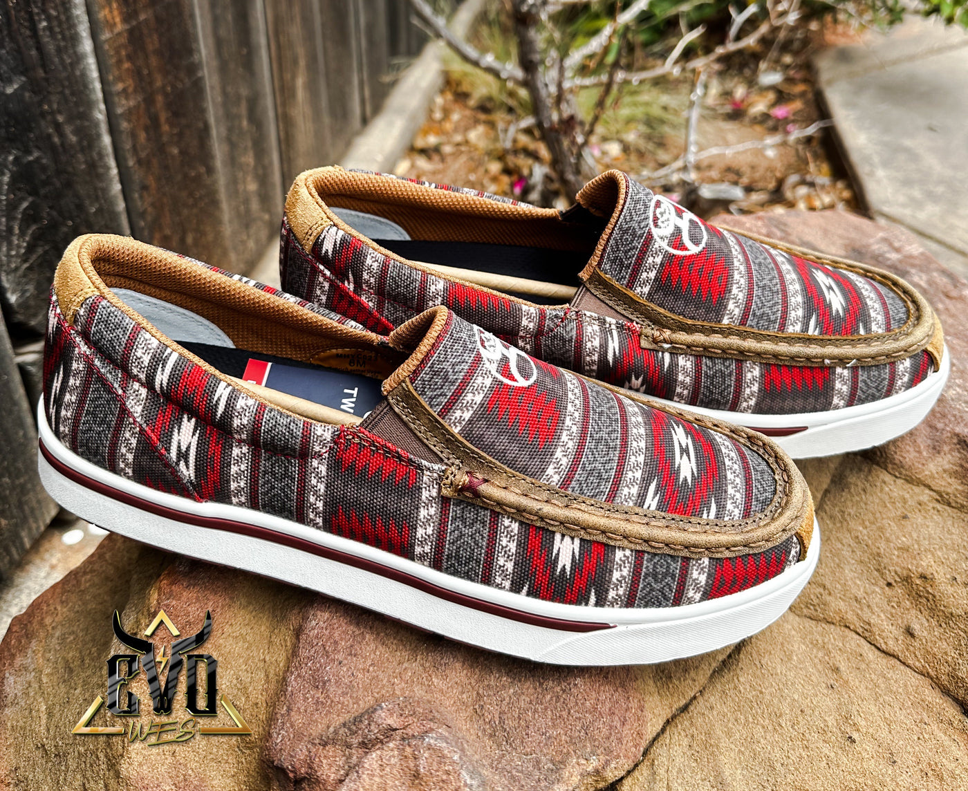 Twisted X Hooey Nomad Multi Mens Slip-On Lopers