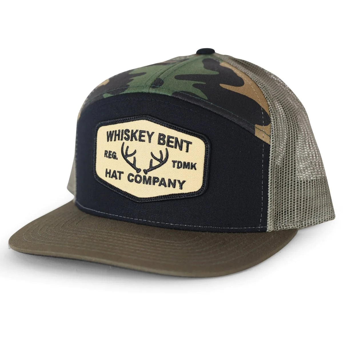 The Rut Camo Whiskey Bent Cap