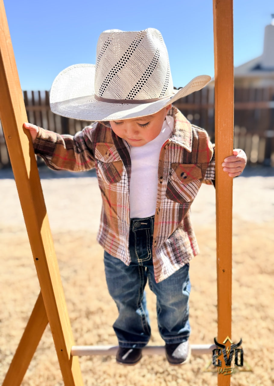 The Little Chaos Sunset Flannel Button Down Shirt