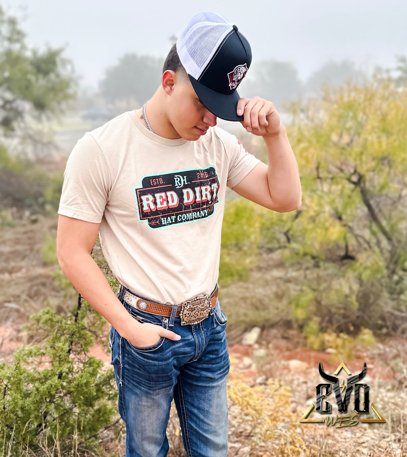 Turquoise Saloon Heather Tee