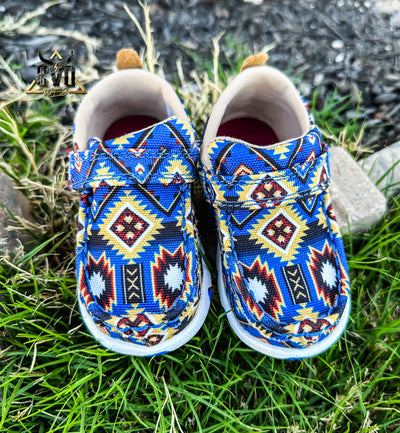 Twisted X Blue Multi Aztec Casuals Shoes