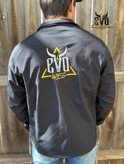 The Evo One Black Soft Shell Jacket Evo Wes