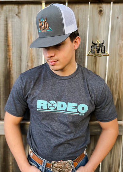 Rodeo Grey Crew Neck Hooey Shirt