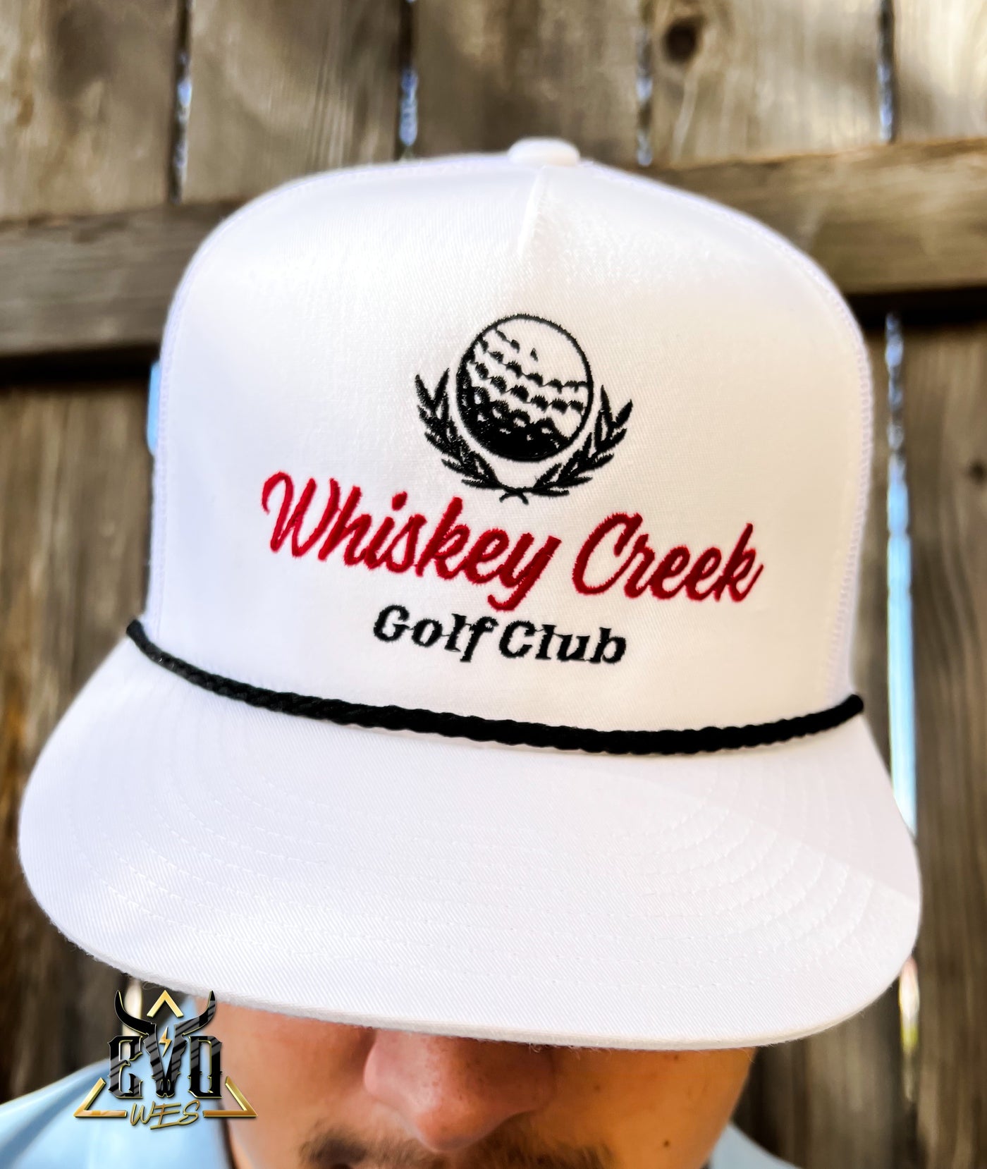 White Whiskey Creek Whiskey Bent Cap