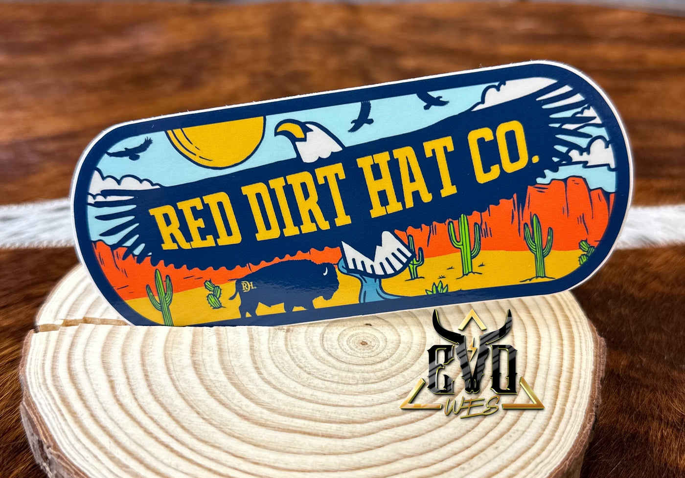 Red Dirt Hat Co. Stickers