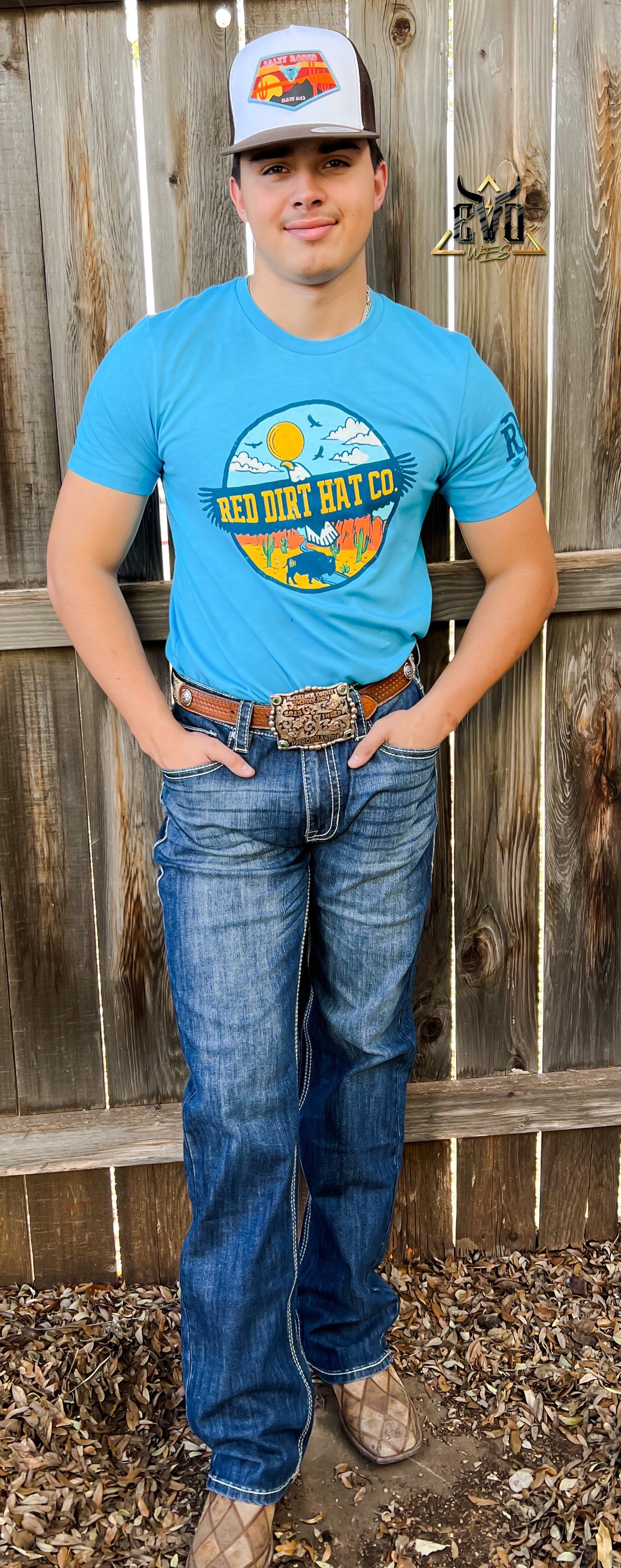 Eagle Aqua Red Dirt Shirt