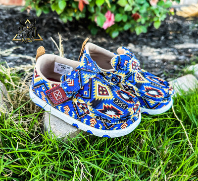 Twisted X Blue Multi Aztec Casuals Shoes