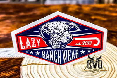 Lazy J Ranch Sticker Decals