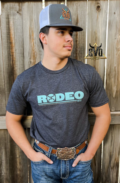 Rodeo Grey Crew Neck Hooey Shirt